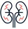 Kidney tophi icon