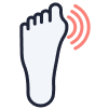 Gout swelling icon