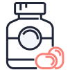 Oral gout treatments icon